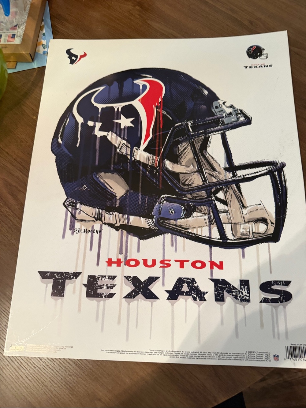 Houston Texans & NFL Helmets Poster Collection – Official Licensed Prints